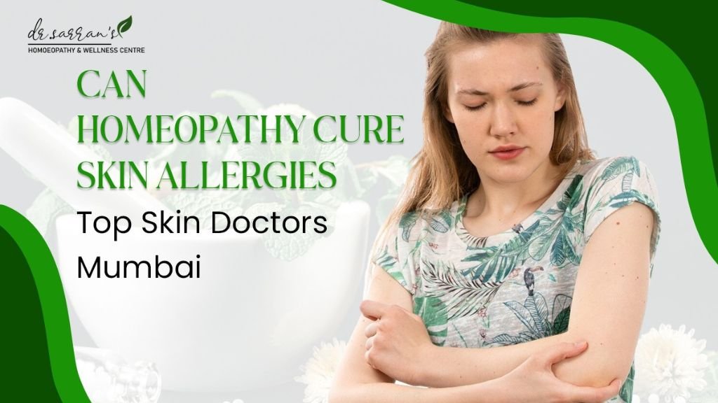 A homeopathic doctor in Mumbai discussing treatment options for skin allergies with a patient.