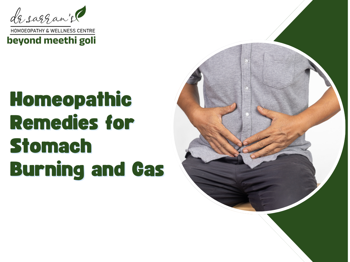 Homeopathic Remedies for Stomach Burning and Gas